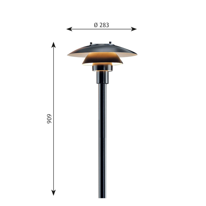 PH 3-2,5 Bolder Outdoor sokkellamp