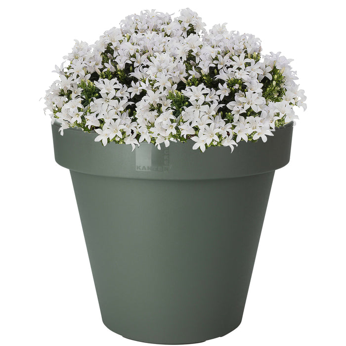 Pro Garden Plantenpot - Tuin - kunststof - donkergroen - D40 cm