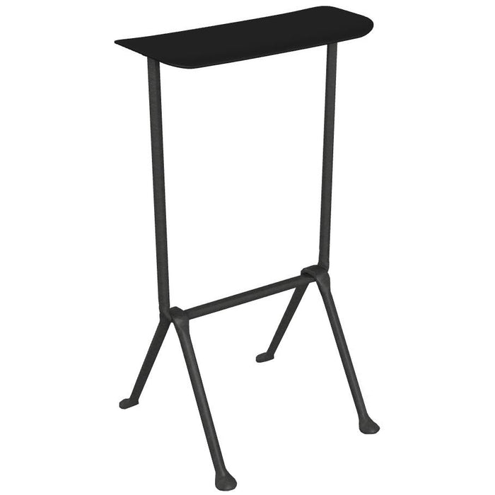 Officina barkruk H75 polypropylene antraciet|zwart