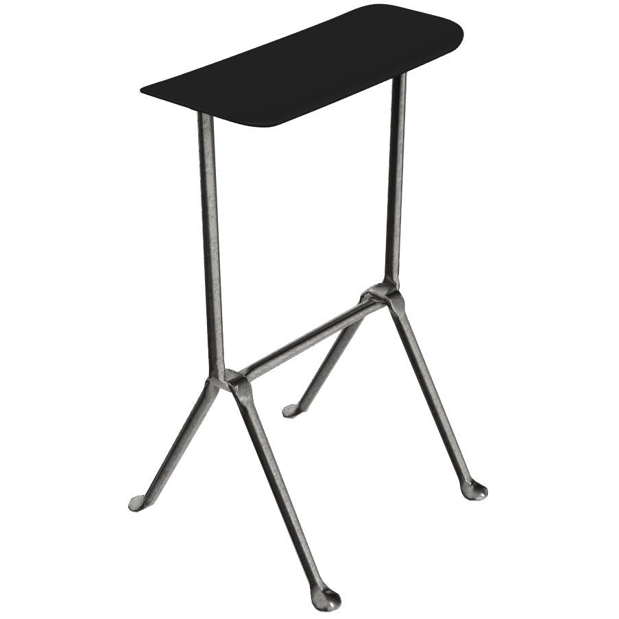 Officina barkruk H65 polypropylene zink|zwart