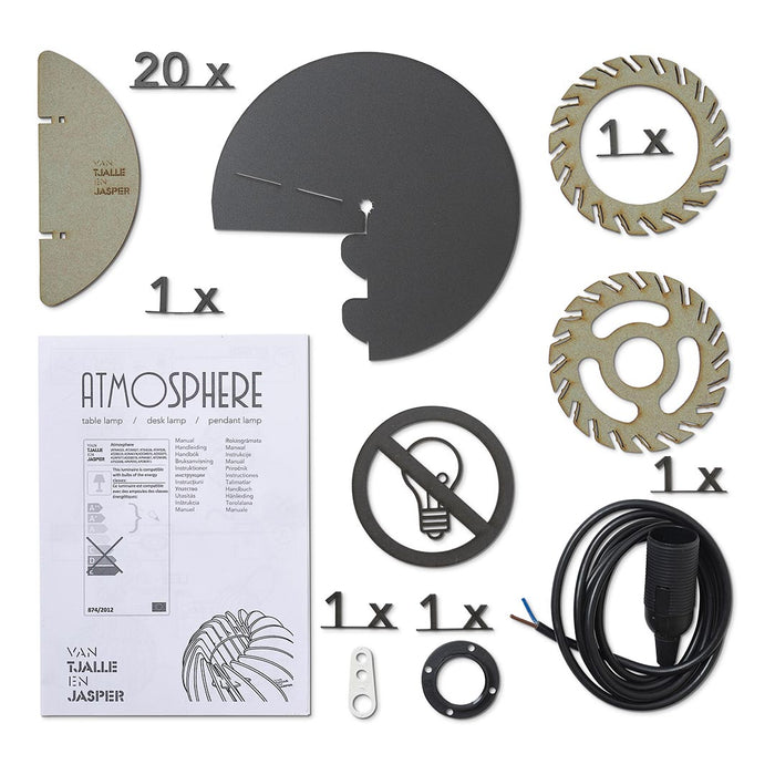 Van Tjalle en Jasper Atmosphere hanglamp - Dirty Mint