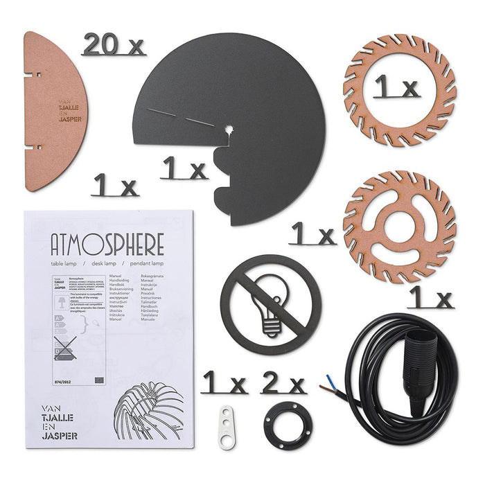 Van Tjalle en Jasper Atmosphere hanglamp - Aged Pink