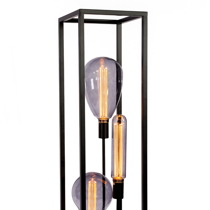 Vurna - Jadah vloerlamp zwart staal 160 cm