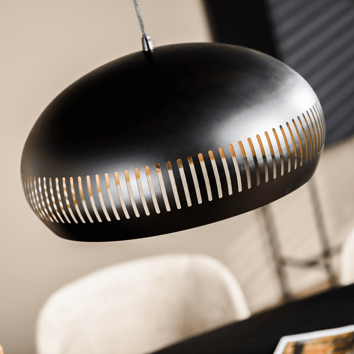 Vurna - Janelle hanglamp 1L 50 cm breed zwart