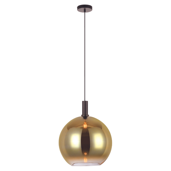 Vurna - Justine hanglamp ø40 cm glas goud
