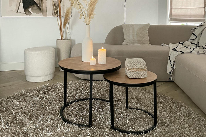 MaximaVida ronde salontafel set Copenhagen 58 en 45 cm