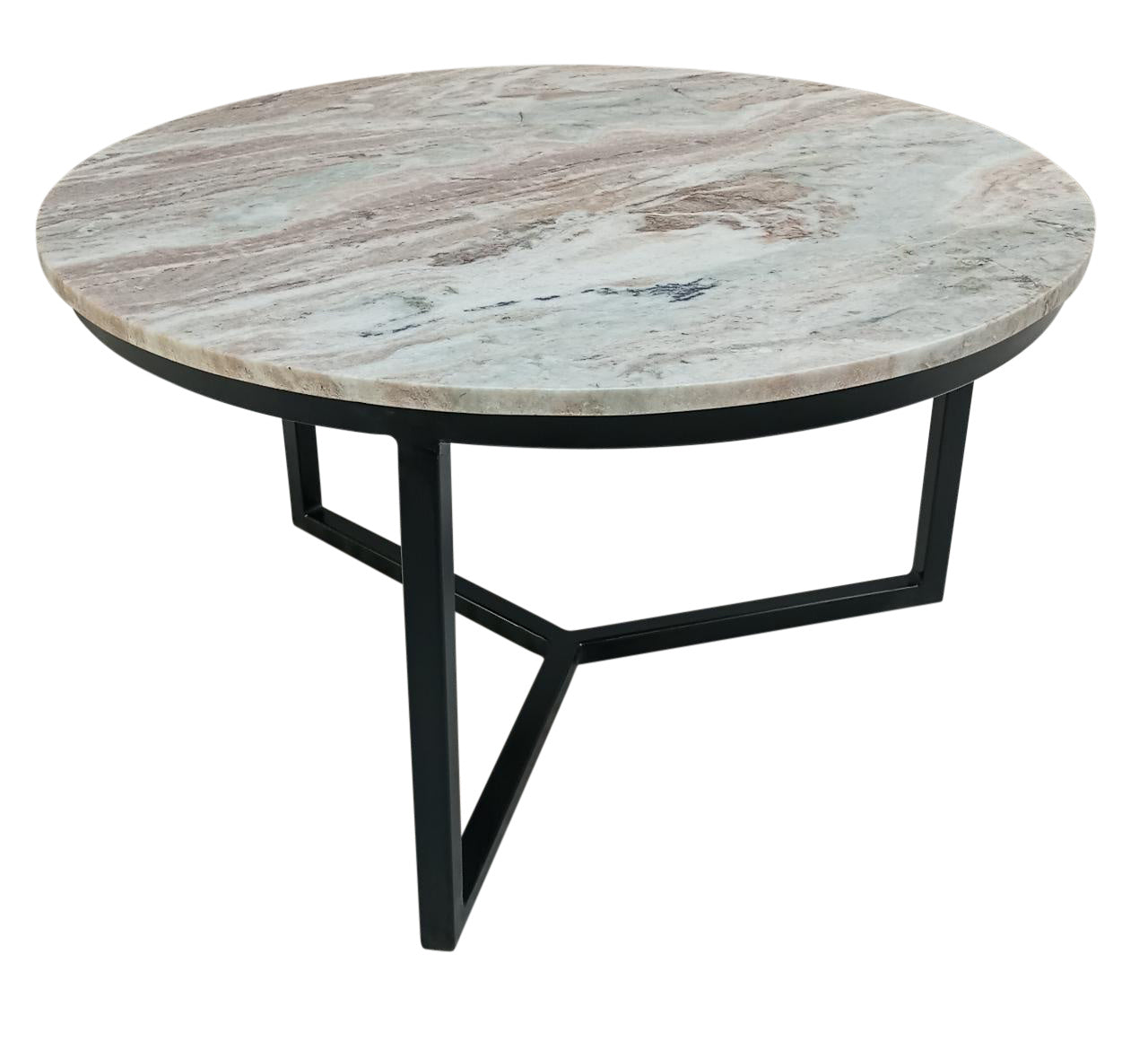 Duverger® Marble - Salontafel - rond 60cm - marmer - paradiso bruin -