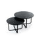Duverger® Cross Scandinavian - Salontafels - set van 2 - rond - acacia