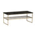 Livingfurn Salontafel Dian Marble Black Gold 90cm Marmer | Gecoat S...