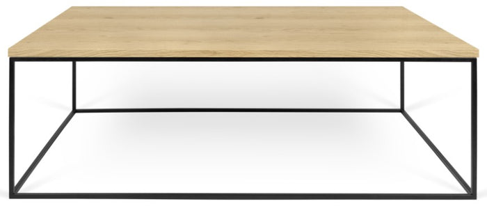 TemaHome Gleam Salontafel 120x75x40 - Eiken - Zwart Metaal