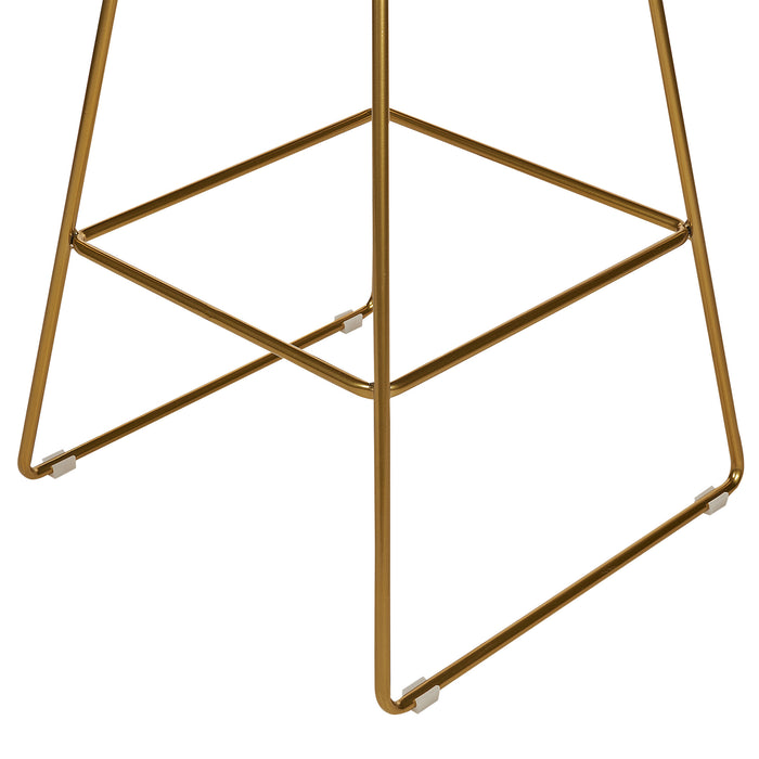 Beliani - FREDONIA - Barkruk set van 2 - Goud - Metaal