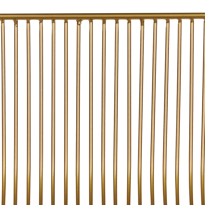 Beliani - FREDONIA - Barkruk set van 2 - Goud - Metaal