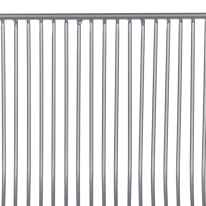 Beliani - FREDONIA - Barkruk set van 2 - Zilver - Metaal