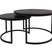 MaximaVida ronde salontafel set Chicago XL zwart 75 cm