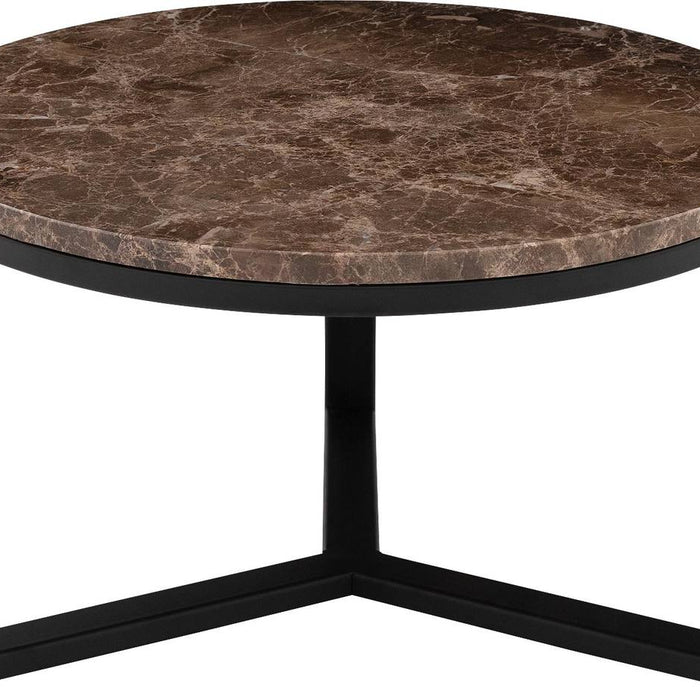 Goossens Salontafel Enza in Marmer bruin