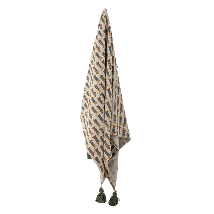 Bloomingville Plaid Charlie - 160 x 130 cm - Bruin