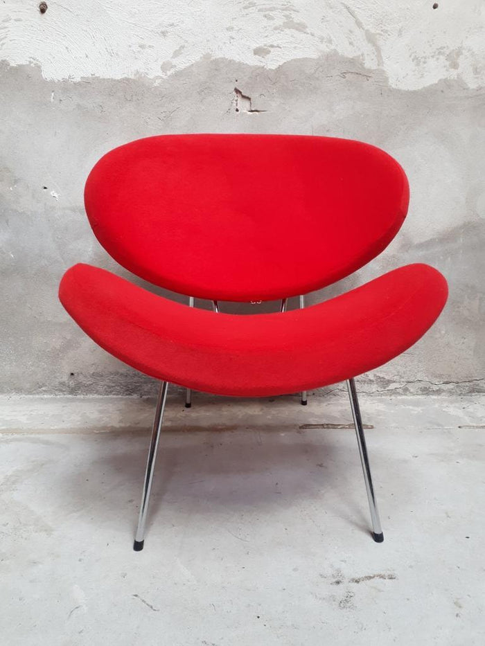 Reliving Retro Fauteuil Design Slice Replica Rode Fauteuil