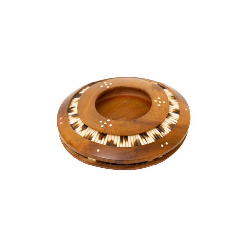 Reliving Houten Bakje Van Stekelvarken Schacht En Been Uit Sri Lanka -