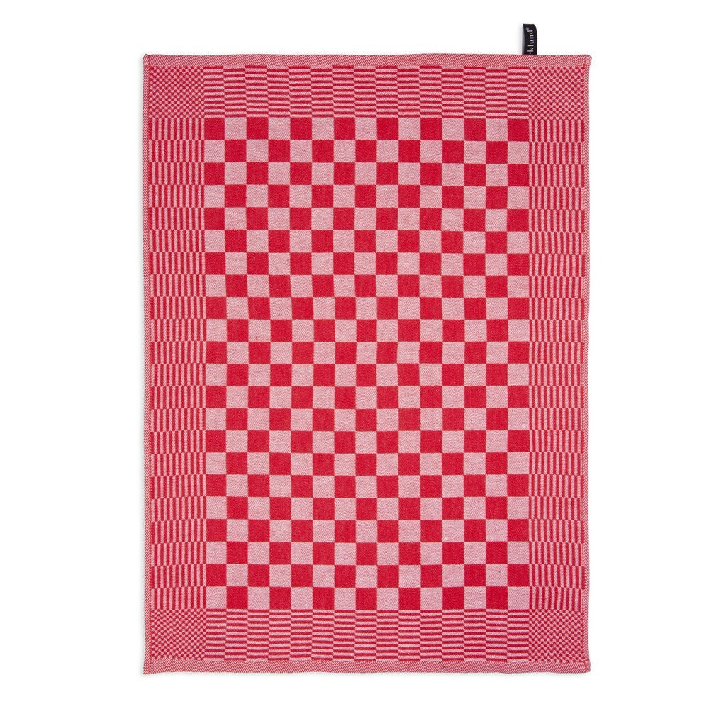 Byrklund - Theedoek Clean & Tidy - 6x 50x70 - Rood