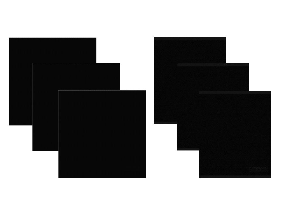 DDDDD Keukendoeken En Theedoeken Set Logo Black (3+3 stuks)