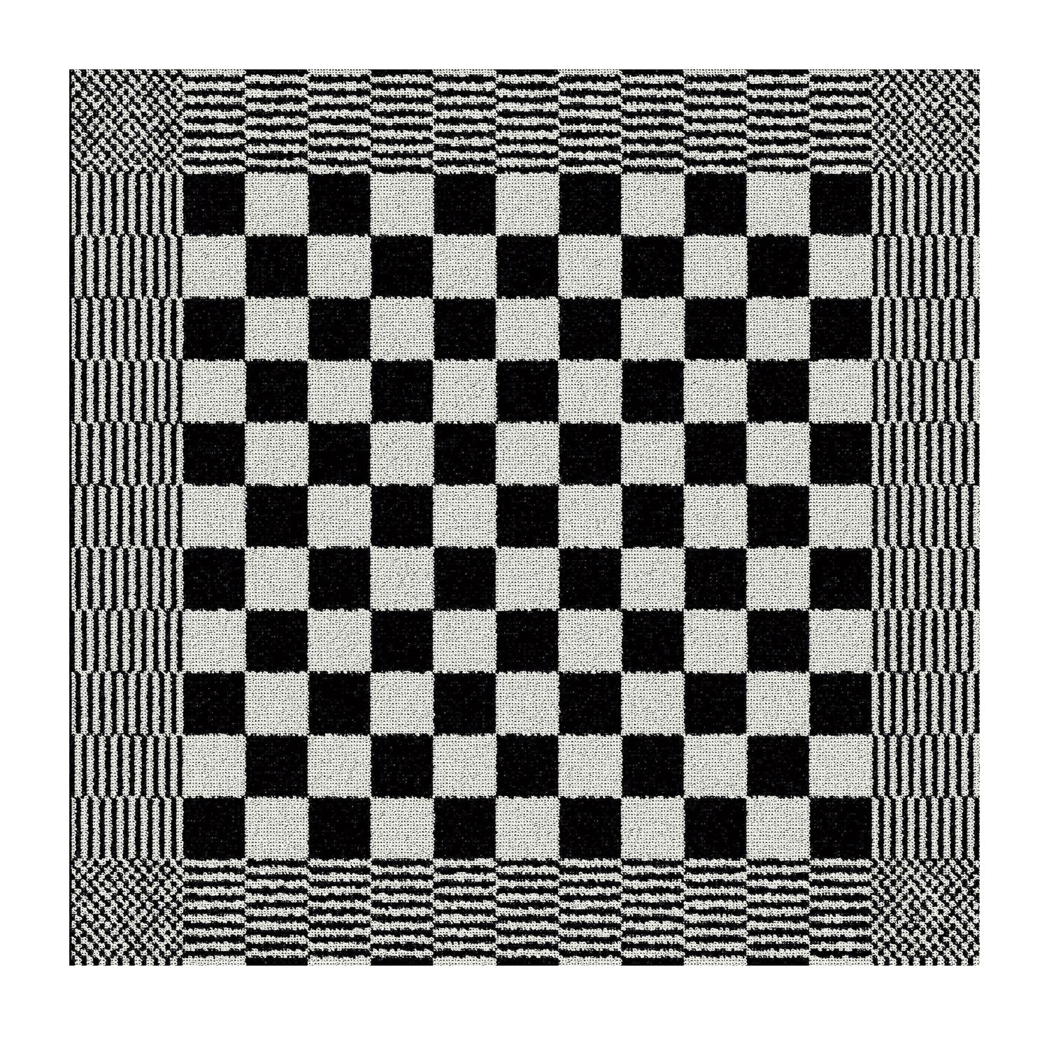 DDDDD keukendoek Barbecue - 50x55cm - Zwart - 6 stuks