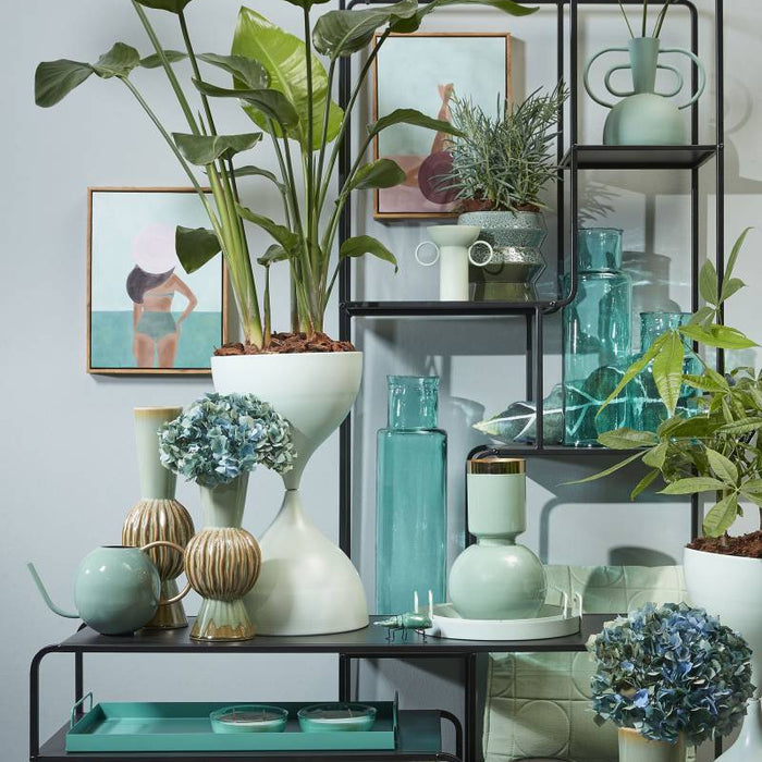 Mica Decorations Holm Vaas H 52 cm - Groen