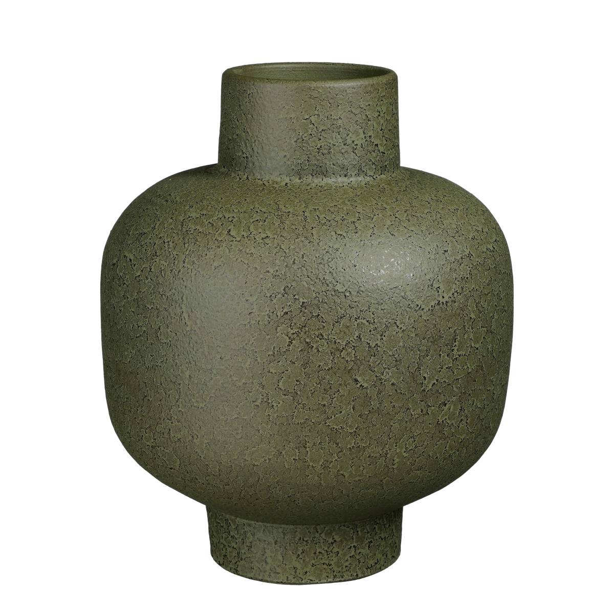 Mica Decorations Tess Vaas - 23x23x27 cm - Terracotta - Groen