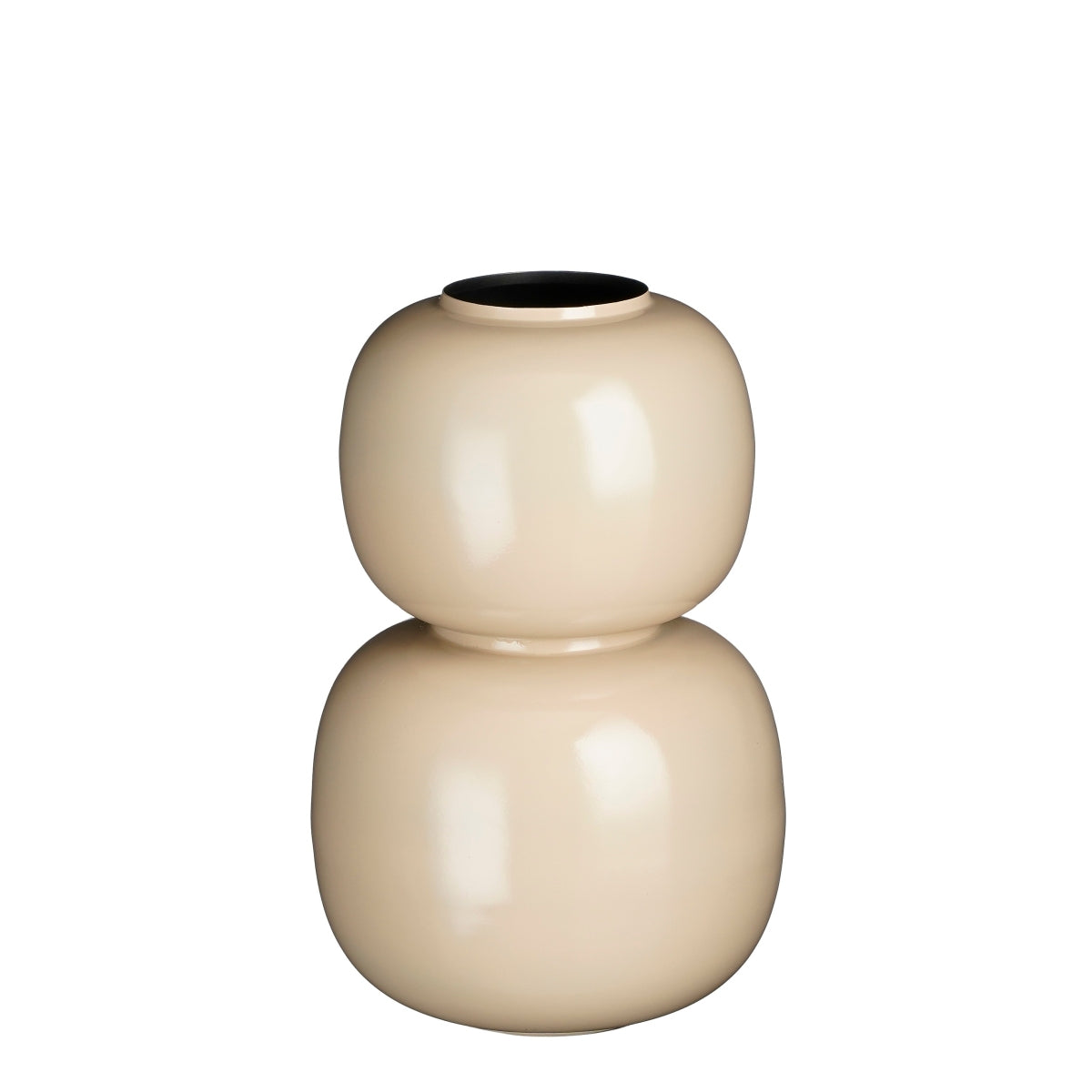 Mica Decorations Roka Vaas - 23x23x34 cm - Ijzer - Wit