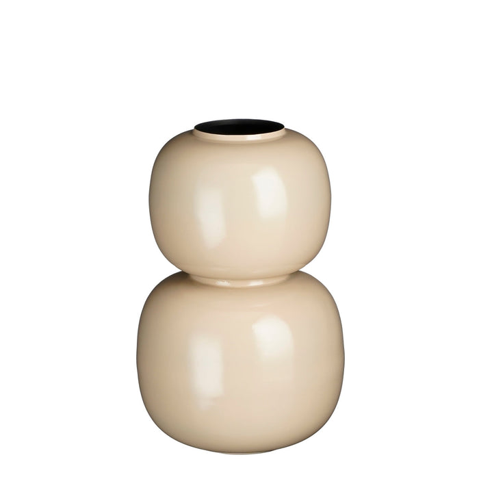 Mica Decorations Roka Vaas - 23x23x34 cm - Ijzer - Wit