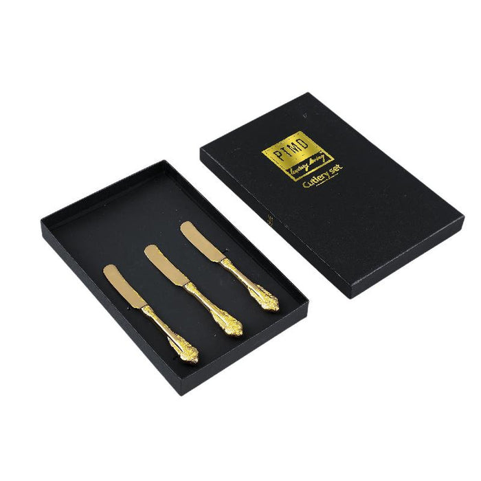 PTMD Messen Cadeaubox - RVS - Titanium Goud - 3 Stuks