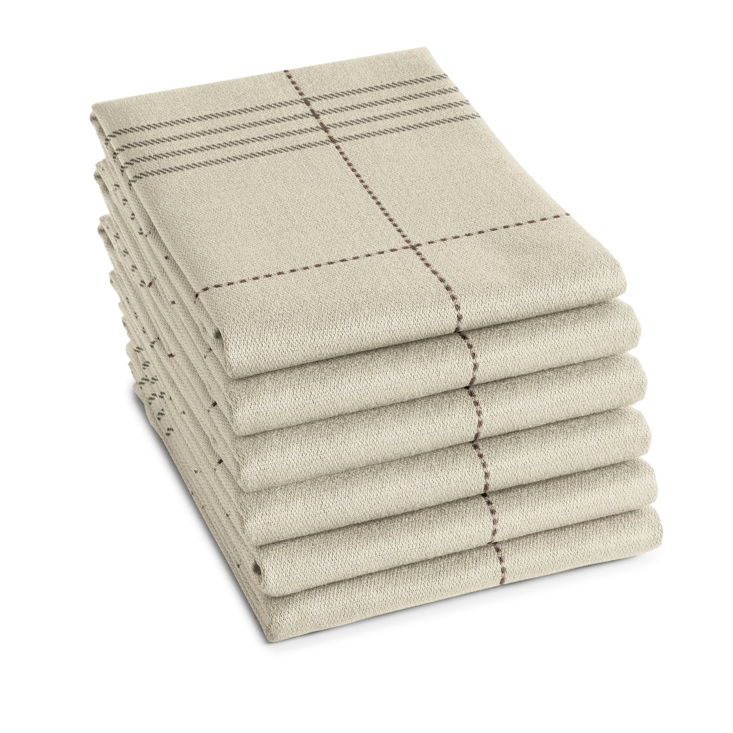 DDDDD theedoek Organic Morvan -  - Bio Katoen - 60x65cm - Naturel - 6