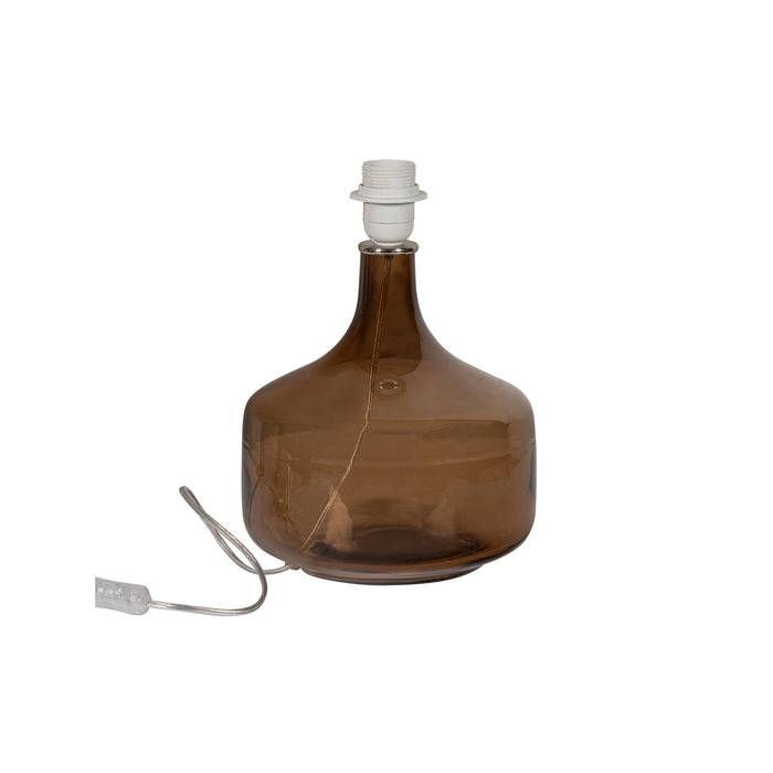 WOOOD Autumn Tafellamp Voet - Glas - Bruin - 31x21x21
