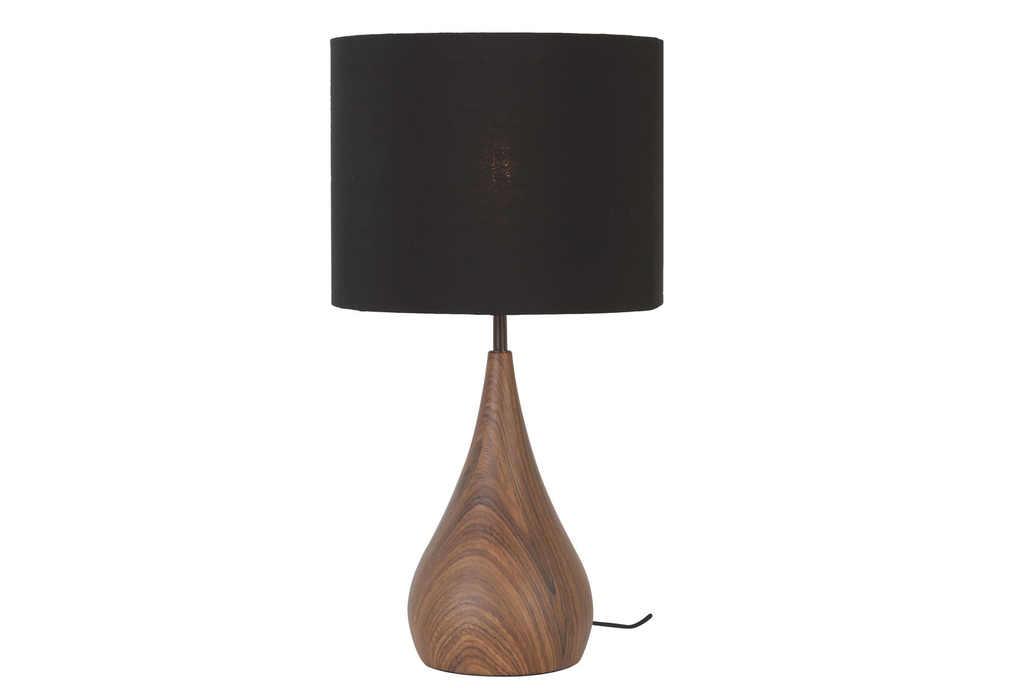 Light & Living Tafellamp Svante - Zwart|Hout - Ø28cm