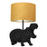 Light & Living Hippo Tafellamp Zwart|Geel