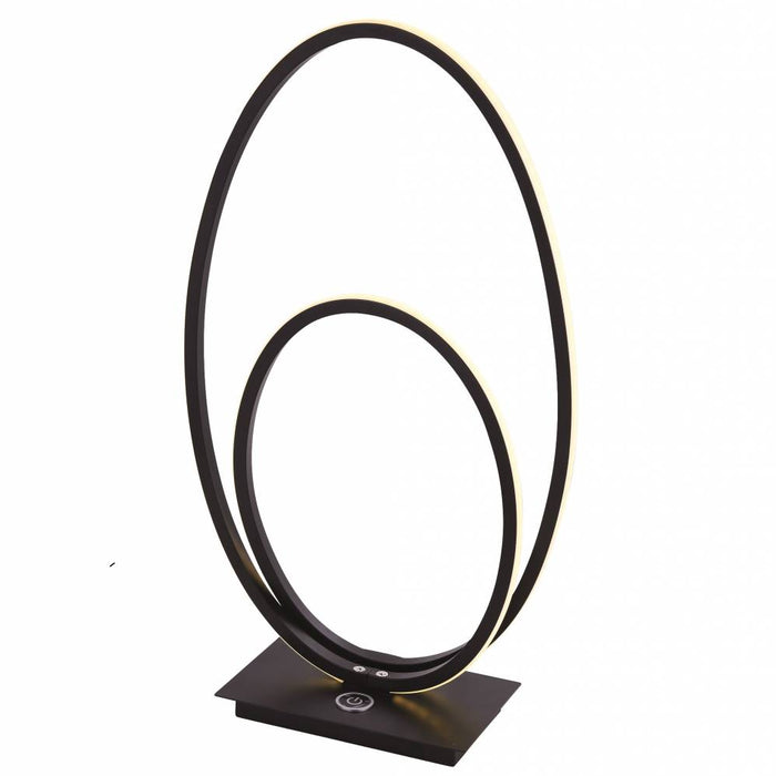 Freelight Tafellamp Ophelia Oval Led Mat Zwart 42cm