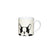 KitchenCraft - Set van 2 - Espresso Kopje - Franse Bulldog - 80ml - Ki