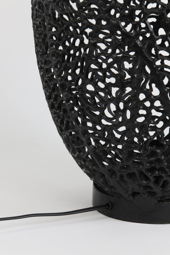 Light & Living Light&Living Tafellamp Ø33x52 cm SINULA mat zwart