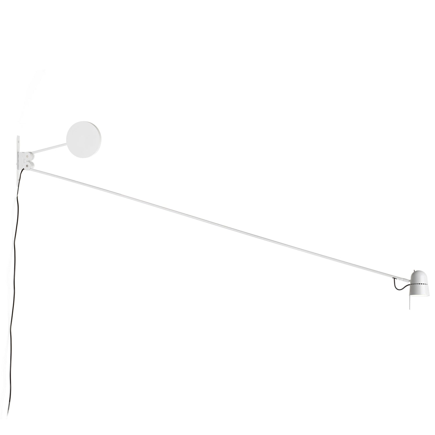 Counterbalance wandlamp LED 199x76,2 wit