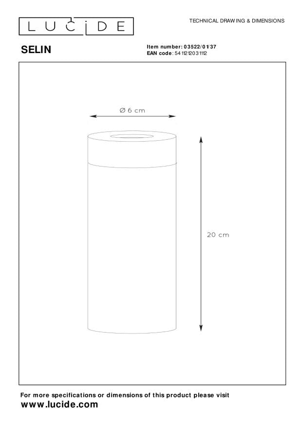 Lucide SELIN Tafellamp 1xE27 - Turkoois