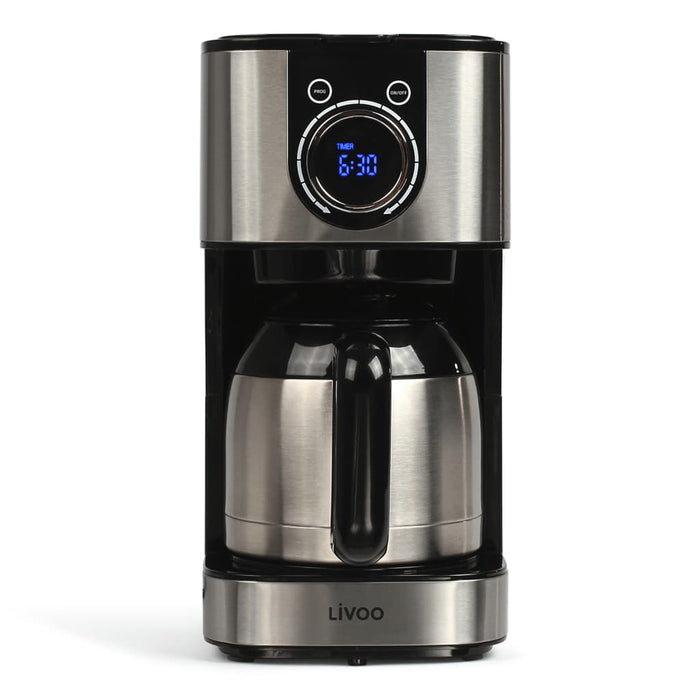 Livoo Koffiezetapparaat thermisch programmeerbaar 800 W 1,2 L zwart