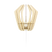 Bomerango Wall Original houten muurlamp met koordset wit - Small