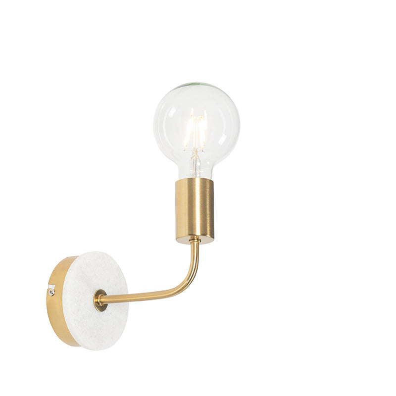 QAZQA Wandlamp kaso - Wit - Klassiek | Antiek - L 10cm