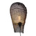 QAZQA Oosterse wandlamp zwart 45 cm - Nidum