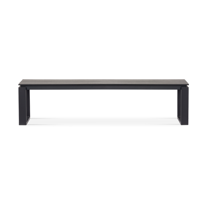 Lisomme Abel tuinbank zwart - 180 x 43 cm