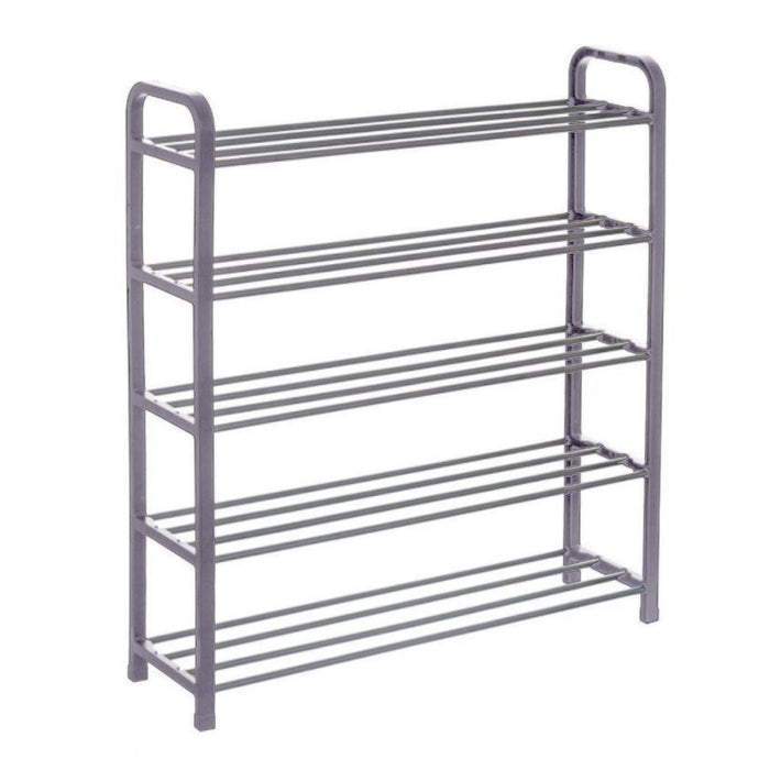 5Five Schoenenrek - zilver - 15 paar schoenen - 71x78 cm