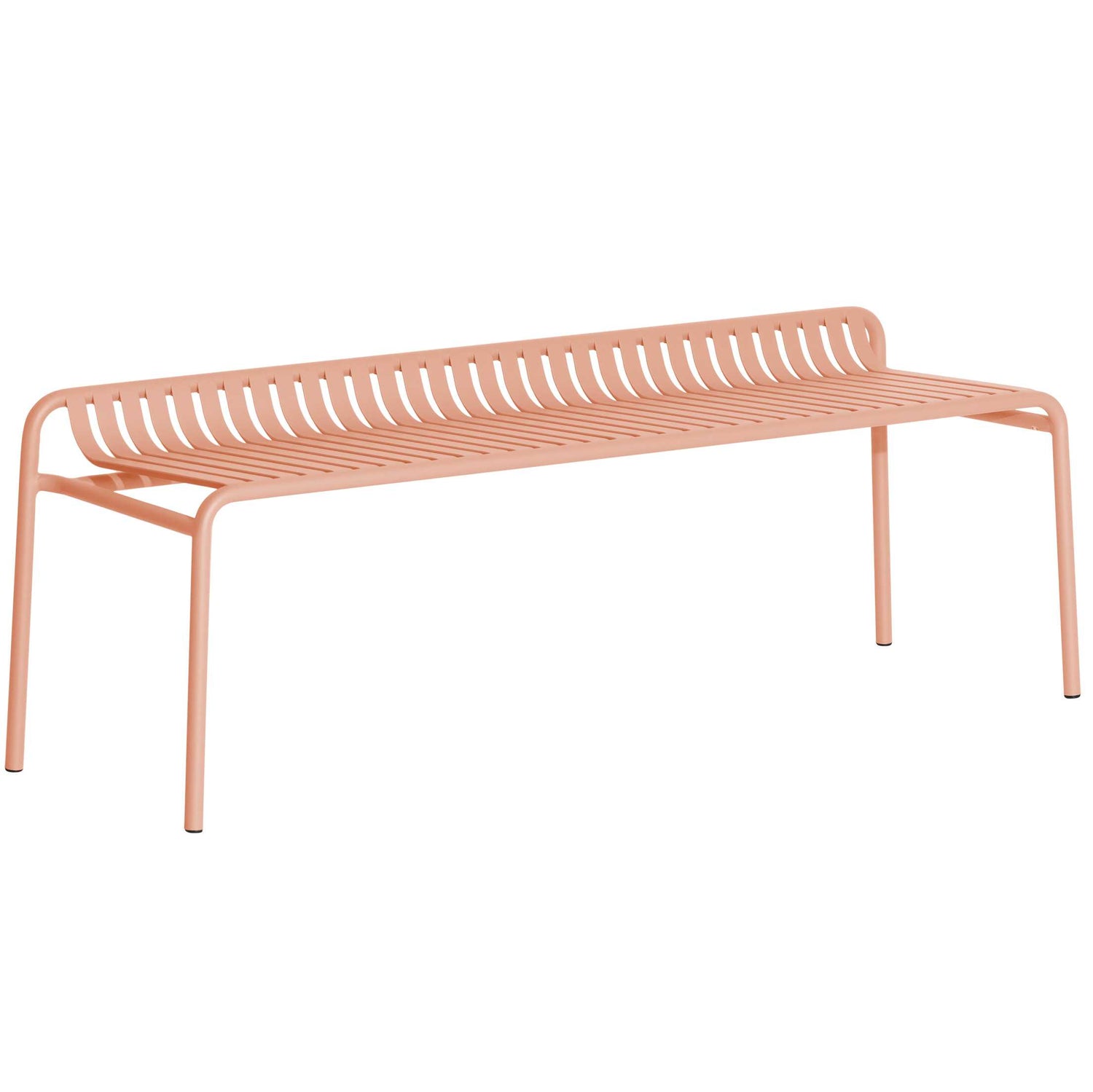 Week-end tuinbank zonder rugleuning blush