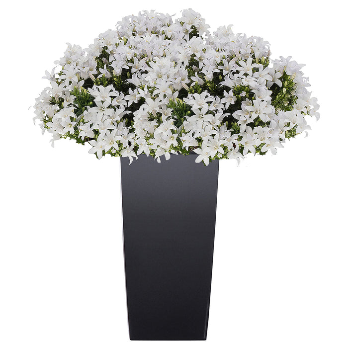 Bloempot|plantenpot Urbi - antraciet - kunststof - 24 x 24 x 45cm