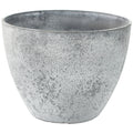 Ter Steege Plantenpot - betongrijs - kunststof - 29 x 22 cm