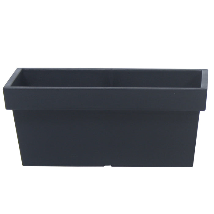 Prosperplast Plantenbak - kunststof - 79 x 35 x 33 cm - antraciet