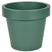 Mega Collections Plantenpot|bloempot - kunststof - groen - D20 cm